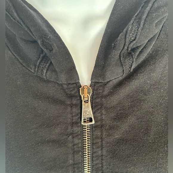 Dolce&Gabbana Y2K Drill Small Logo Mens Zip Hoodie size 46 - Picture 2 of 8